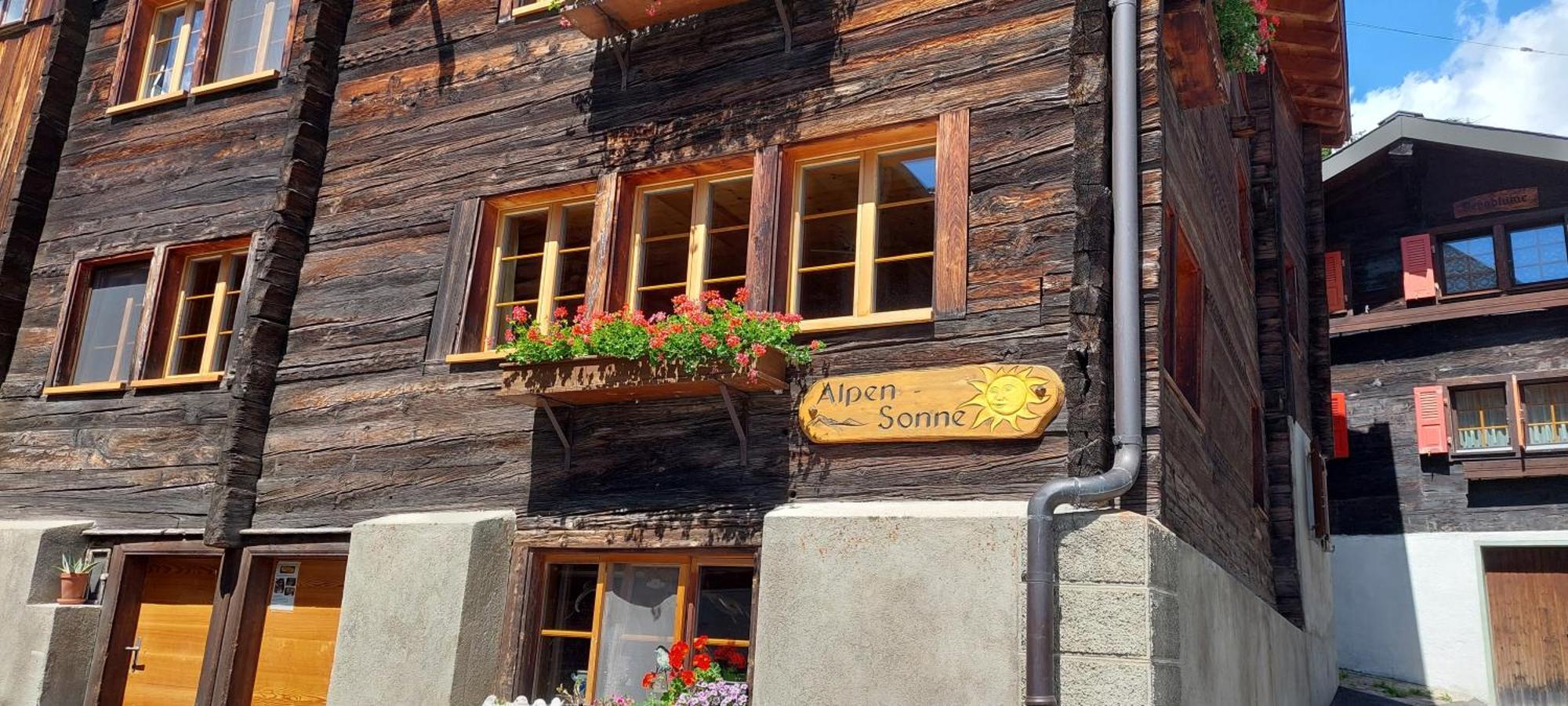 Ferienwohnung Alpensonne Reckingen Exterior foto