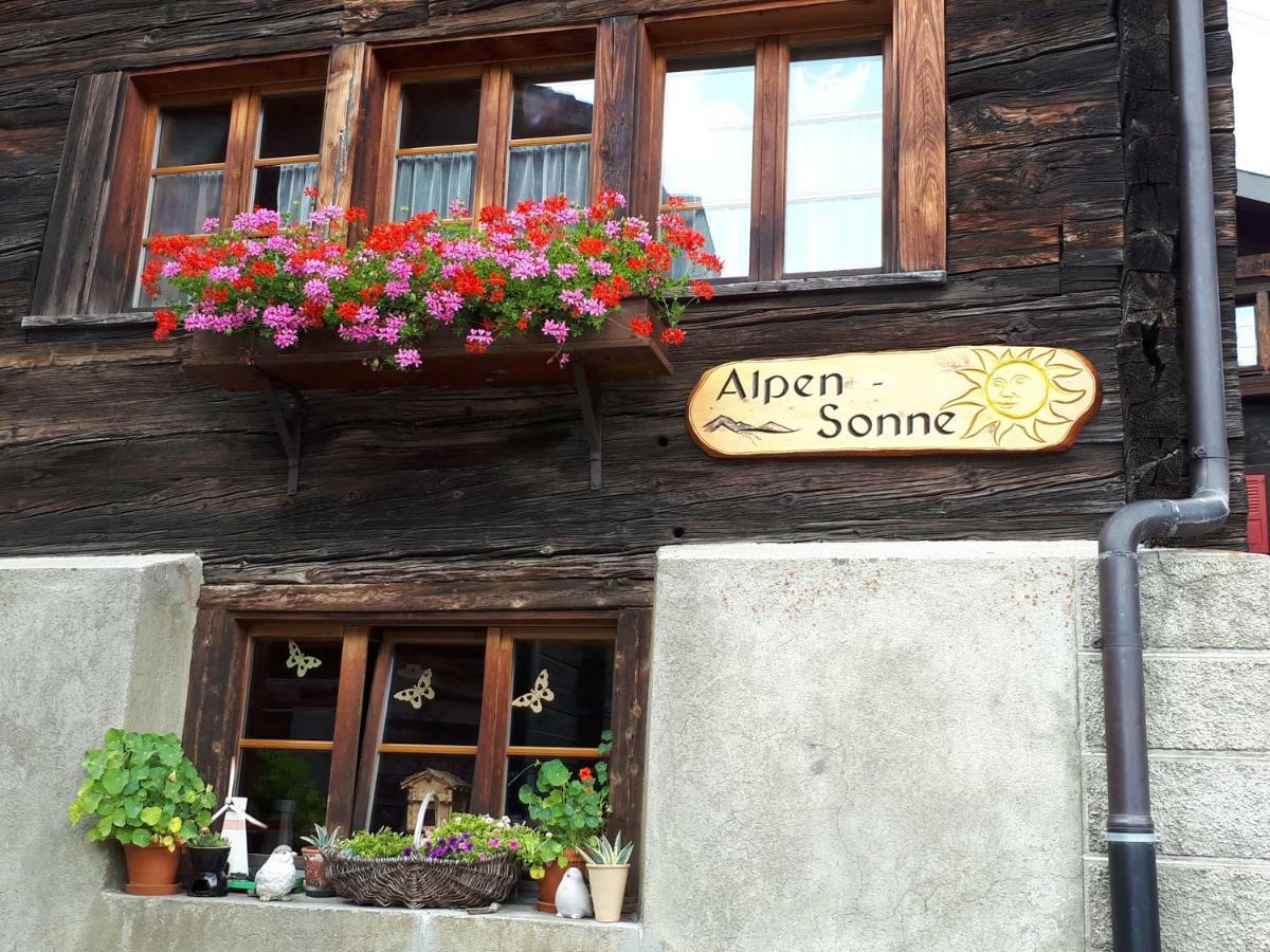 Ferienwohnung Alpensonne Reckingen Exterior foto